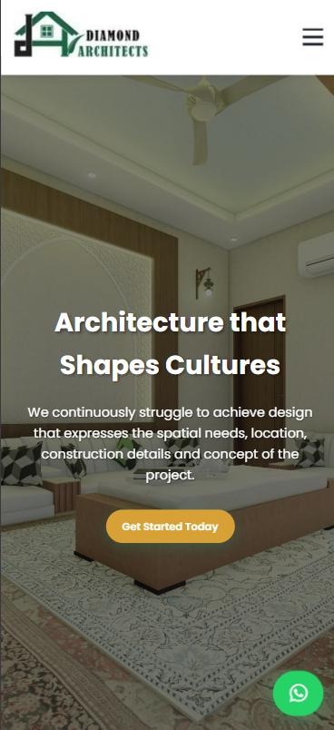 Construction Website Mobile